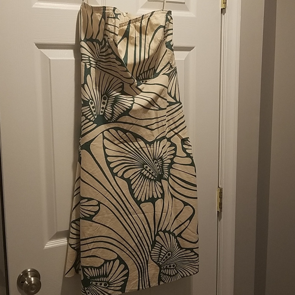 Jcrew strapless sun dress